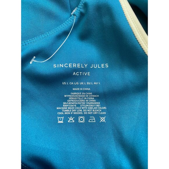 Sincerely Jules Active Twist-Back Activewear Dress NEW size L - Picture 2 of 3